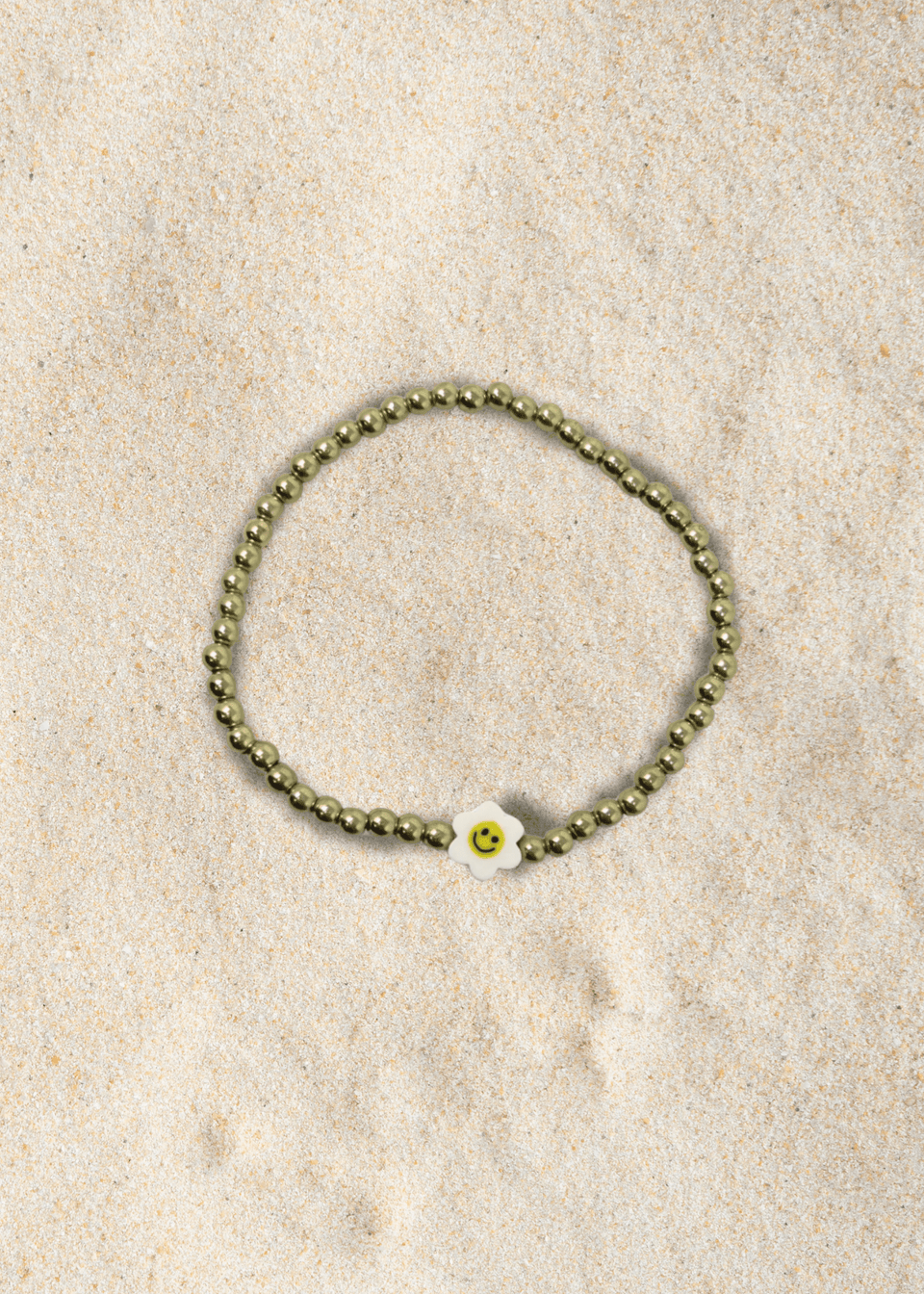 Gold Flower Smile Bracelet